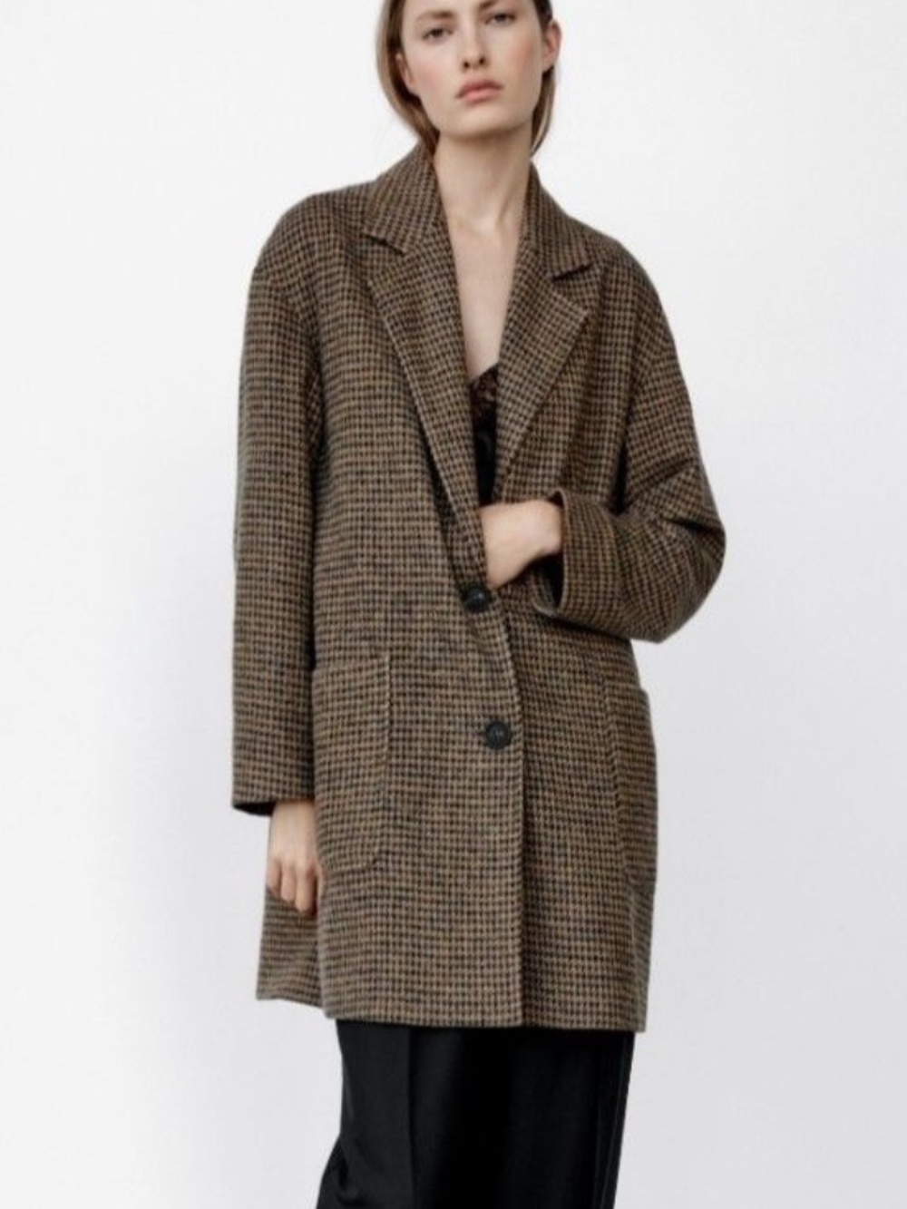 ZARA Houndstooth Jacket